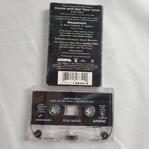Real McCoy – Come and Get Your Love Cassette Single (1995) - Picture 2 of 3